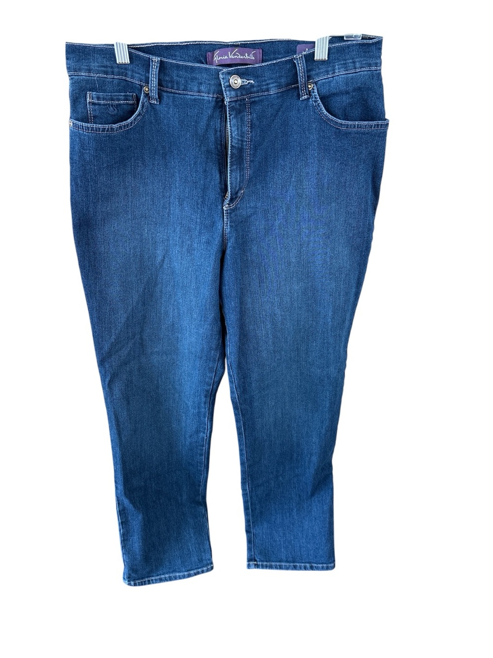 Gloria Vanderbilt Amanda Blue Straight-Leg Jeans
